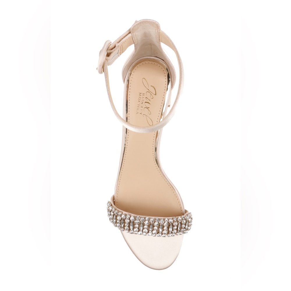 Jewel Badgley Mischka - James Ankle Strap Block Heel - Size 8 - NWOB - Picture 2 of 11